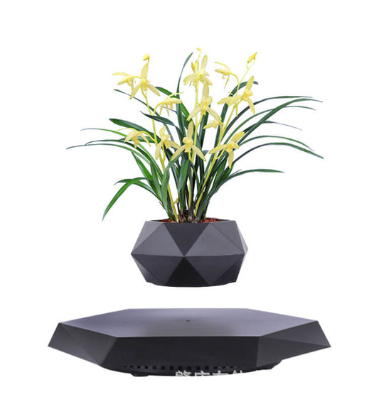 Nordic Magnetic Levitation Desktop Flower Pot - Minimalist Design for Home Decor